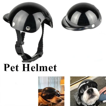 Animal de estimação roupas de segurança para capacetes de motociclistas com óculos de sol fashion cão de animal de estimação de chapéu de segurança capacete de moto chapéu  10
