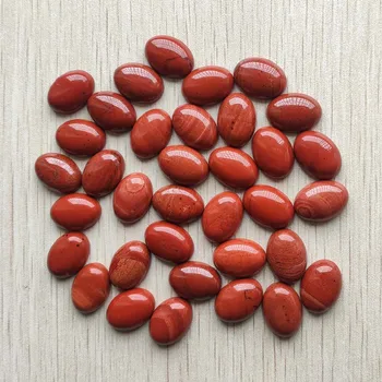 Boa qualidade natural vermelho de pedra oval cabochão de grânulos para a fabricação de jóias acessórios para que 13x18mm frete grátis atacado 50pcs/monte  0