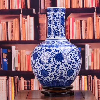 Envio de Jingdezhen cerâmica antiga de porcelana do vaso de flores, jóias artesanais ornamentos são o Lar de Mobiliário de sala de estar  10