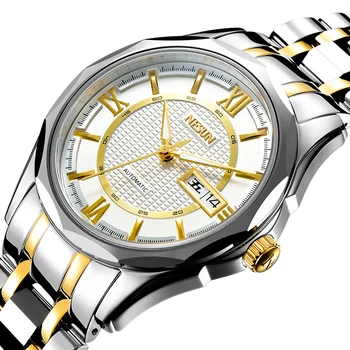 Suíça NESUN Japão Importar NH36A Automático, Mecânico, Marca de Luxo Homens Relógios de Safira 100M Impermeável Relógio N9212-2  10