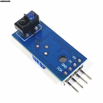 TCRT5000 Infravermelho Reflexivo IR Fotoelétrico Interruptor de Linha de Barreira Faixa do Sensor do Módulo azul  4